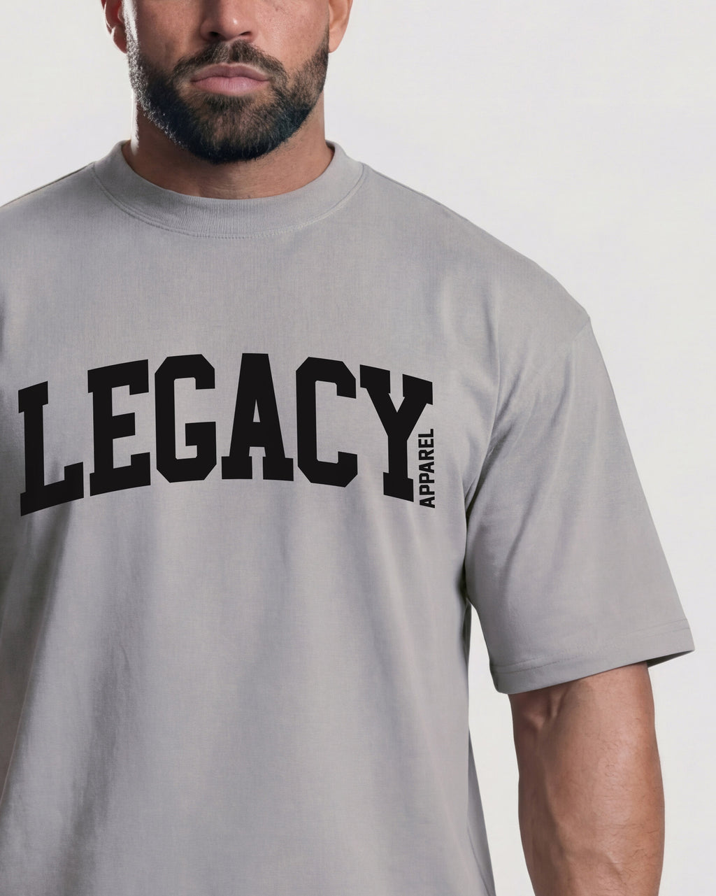 Μπλούζα Oversized Varsity Grey