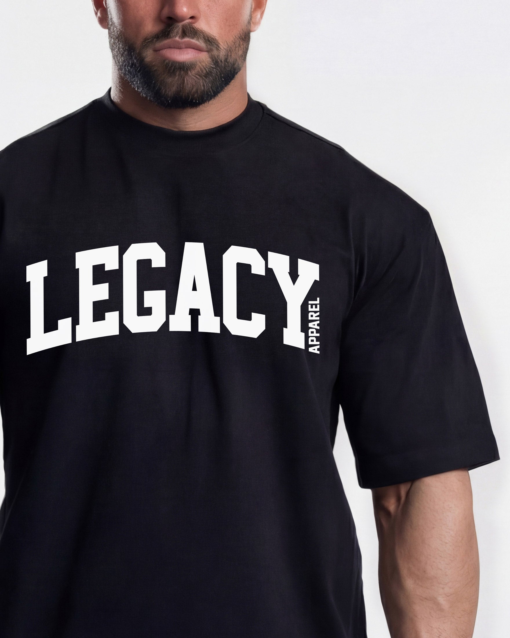 Μπλούζα Oversized Μαύρη Varsity