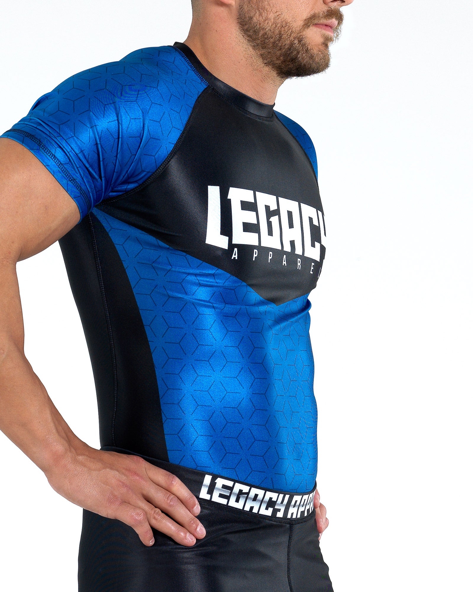 Rashguard Ranked V2 Blue