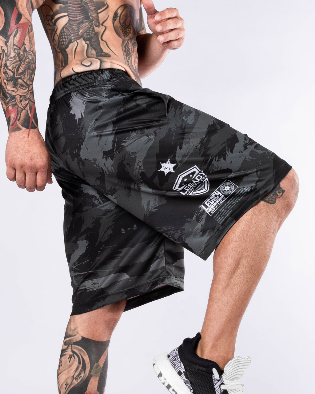 Drytech Shorts - Camo Black