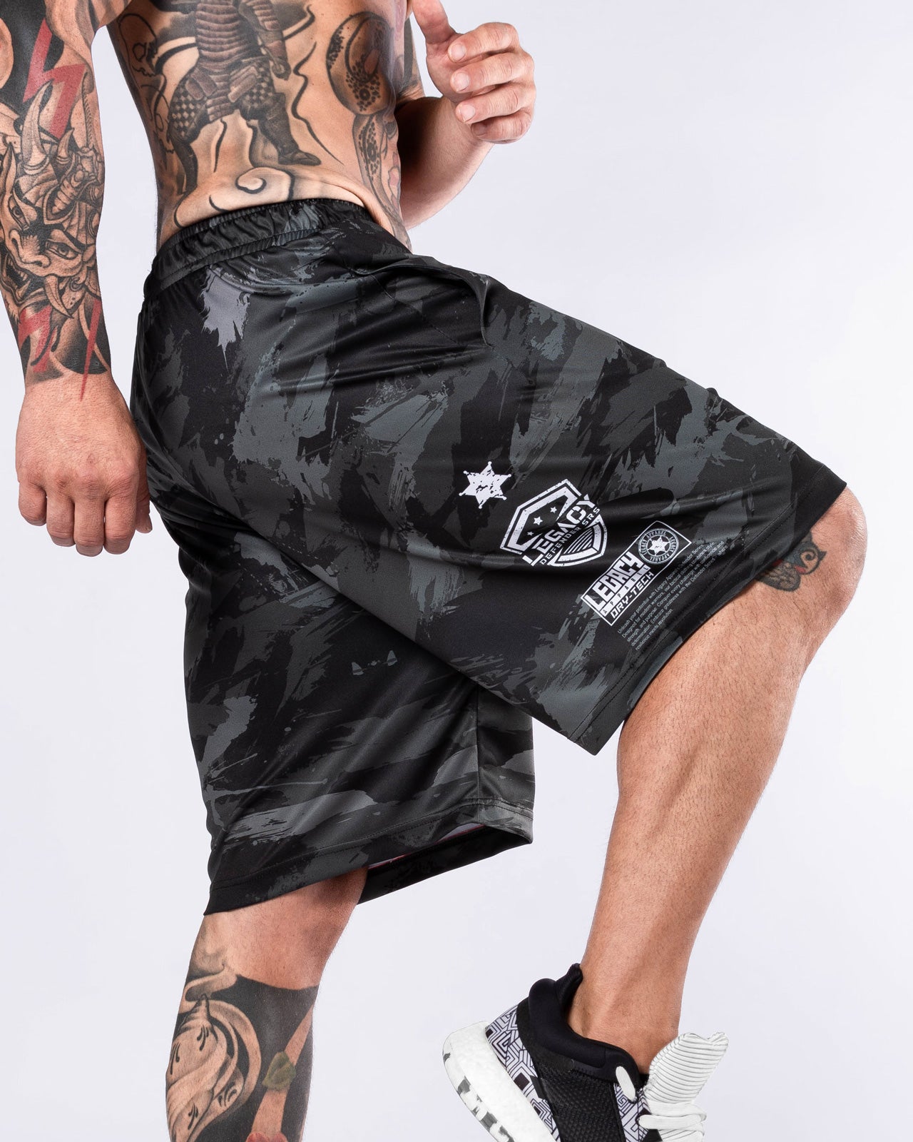 Drytech Shorts - Camo Black