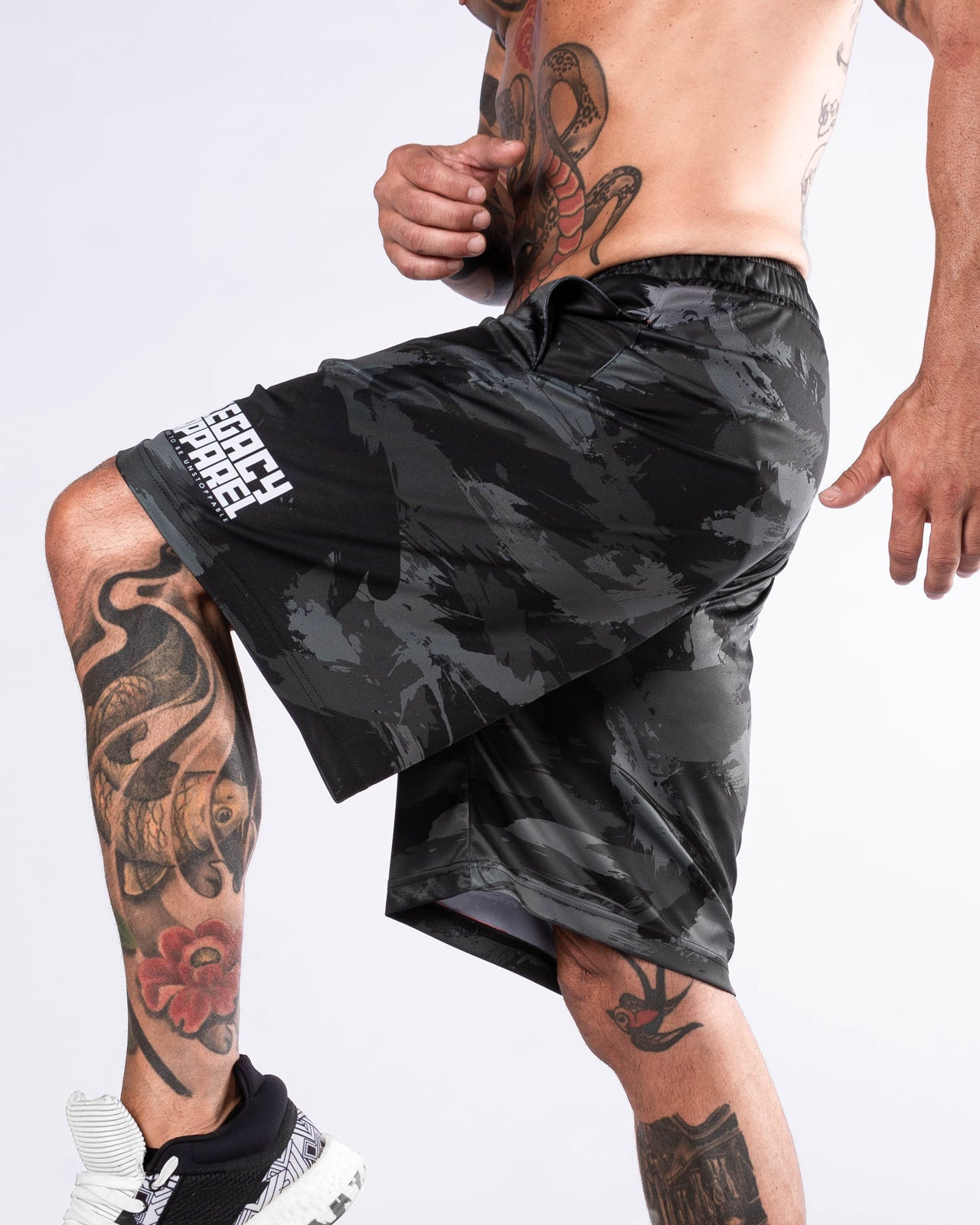 Drytech Shorts - Camo Black