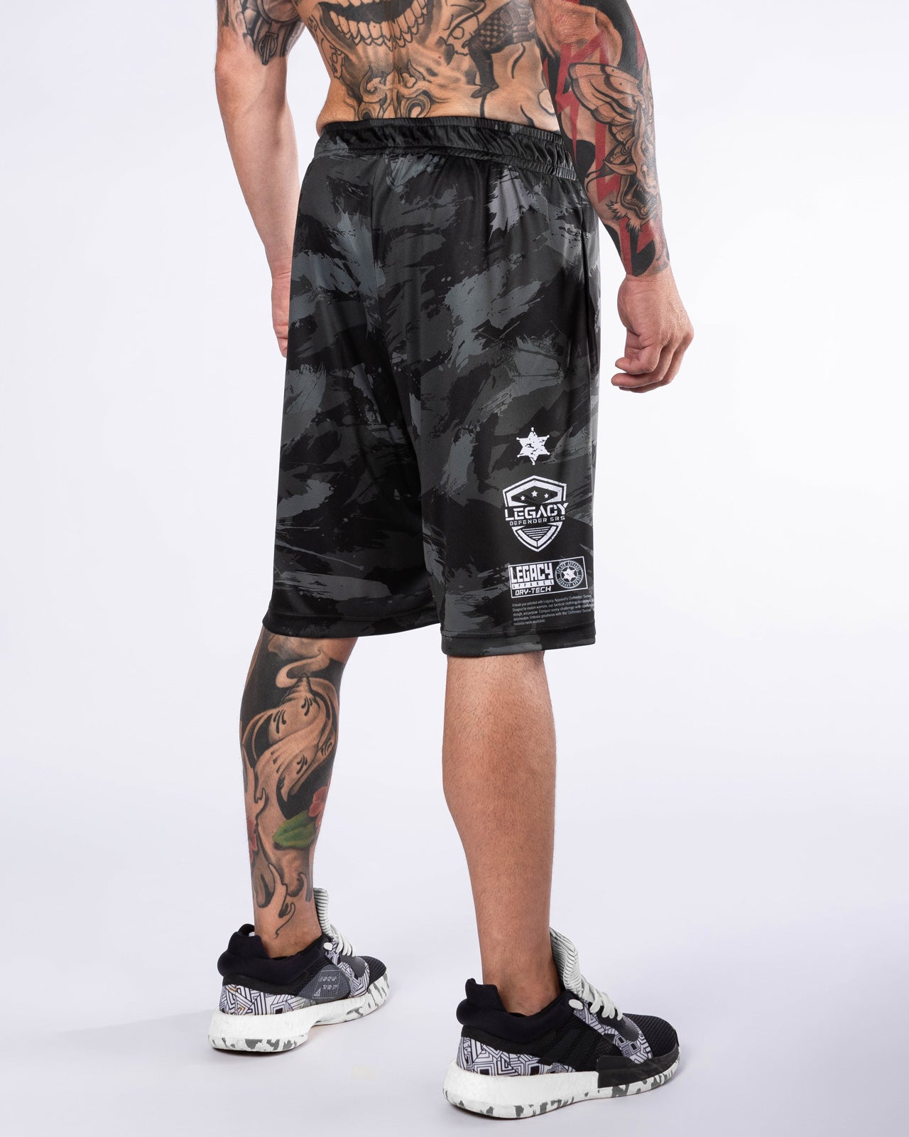 Drytech Shorts - Camo Black