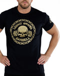 Ανδρική Μπλούζα Barbell Skull Gold