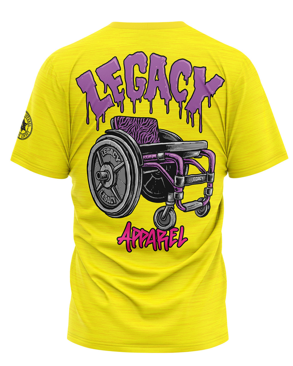 T-Shirt Drytech "Barriers Crusher" Κίτρινο [pre order]
