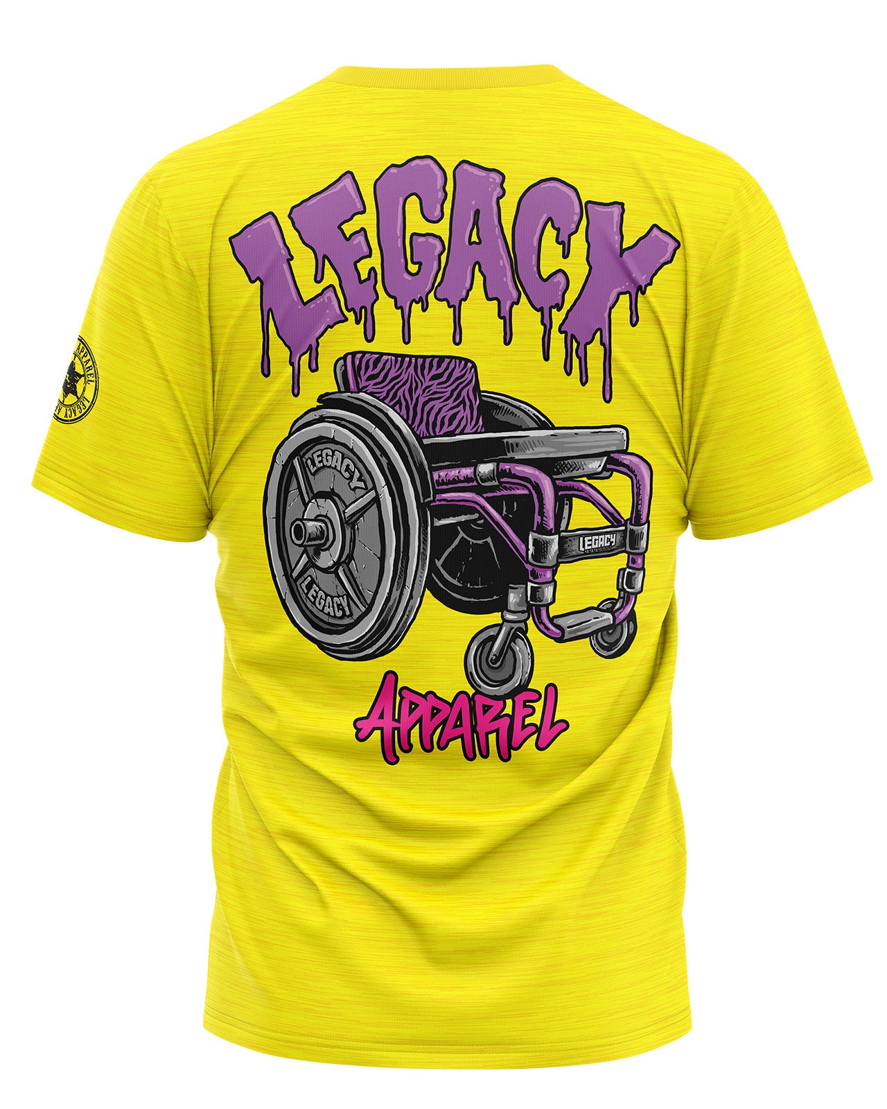 T-Shirt Drytech "Barriers Crusher" Κίτρινο [pre order]
