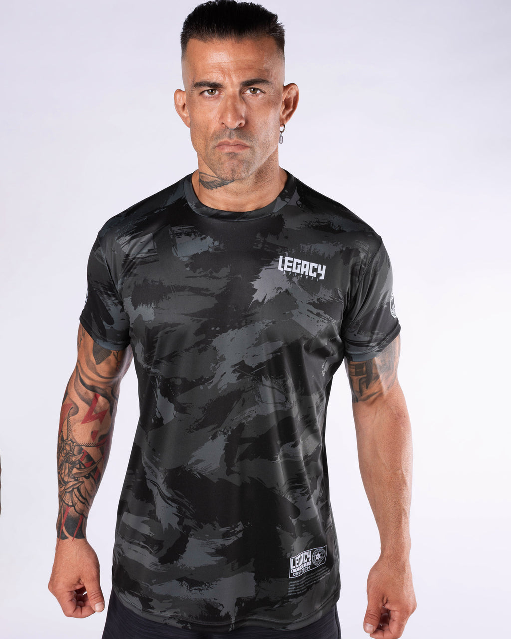 Μπλούζα DryTech Defender™ - Camo Black