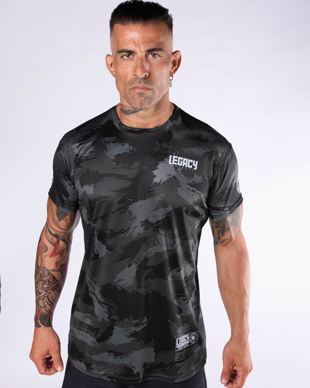 Μπλούζα DryTech Defender™ - Camo Black