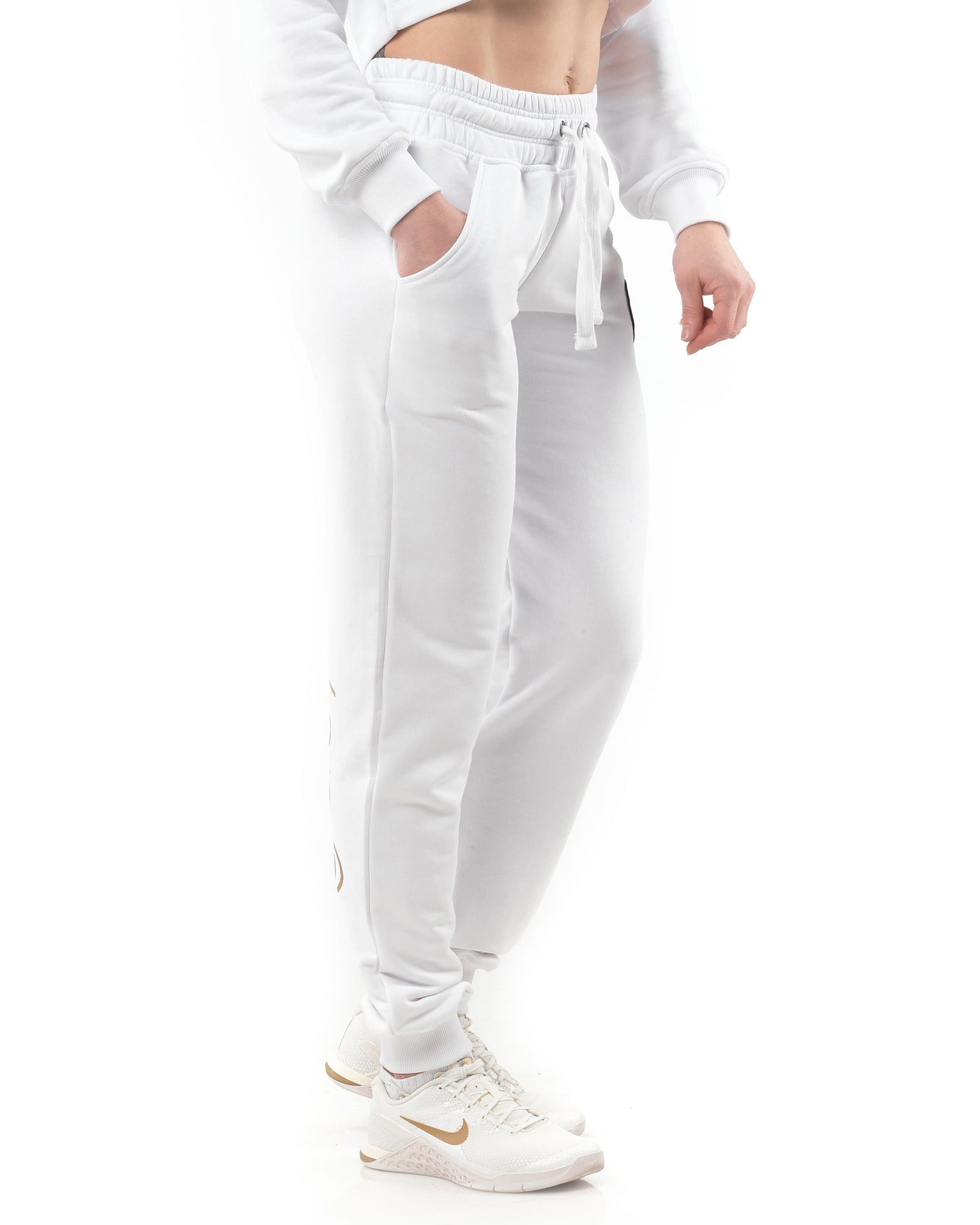 Γυναικεία Φόρμα Λευκό - Χρυσό